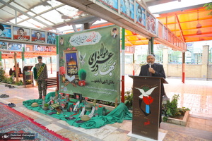 مراسم تحویل سال نو در گلزار شهدای قم‎