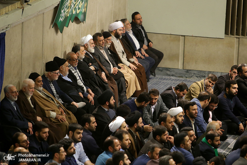 دیدار جمعی از مداحان و ذاکران اهل بیت(ع) با رهبر معظم انقلاب