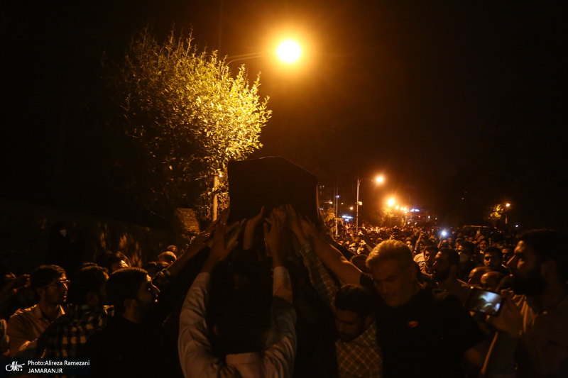 وداع با پیکر استاد فاطمی نیا (ره) در دانشگاه امام صادق (ع)