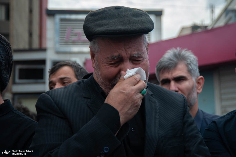 تجمع مردمی در سوگ شهادت رئیس جمهوری و هیات همراه در میدان ولیعصر (عج)