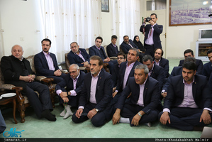 دیدار مدیران و کارکنان موسسه اعتباری کوثر با سید حسن خمینی‎