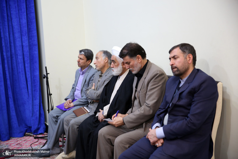 دیدار رئیس و اعضای شورای عالی استان ها با سید حسن خمینی