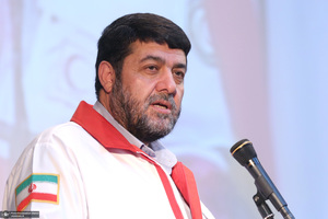 دیدار رییس و امدادگران جمعیت هلال احمر با سید حسن خمینی