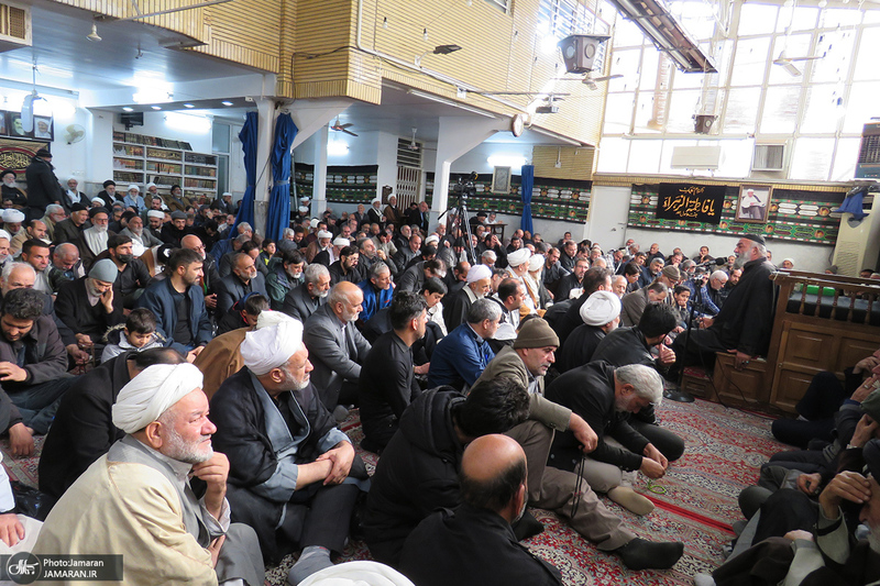 عزاداری شهادت حضرت زهرا (س) در دفتر آیت الله العظمی صانعی (ره)