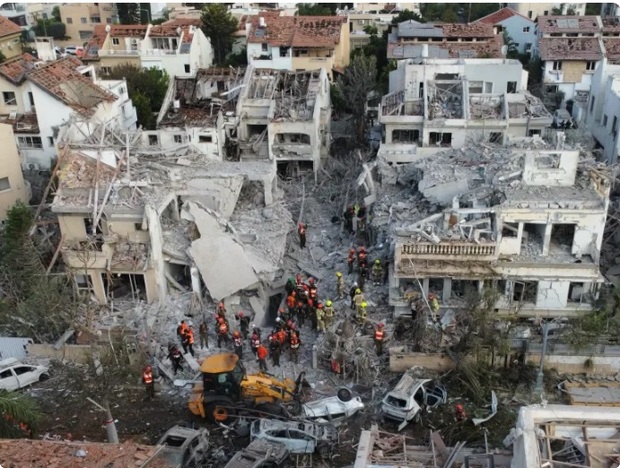 ۹ کشته و ۲۴۰ زخمی و ویرانی گسترده و غیرطبیعی در حملات منحصر به فرد ایران به تل آویو و حیفا