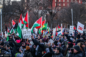 تظاهرات ضد صهیونیستی در واشنگتن