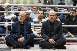 حضور شخصیت‌های سیاسی و مسئولان کشوری و لشکری در مراسم سالگرد ارتحال حضرت امام خمینی (س) -1