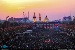 حرم مطهر امام حسین(ع) در آستانه اربعین 