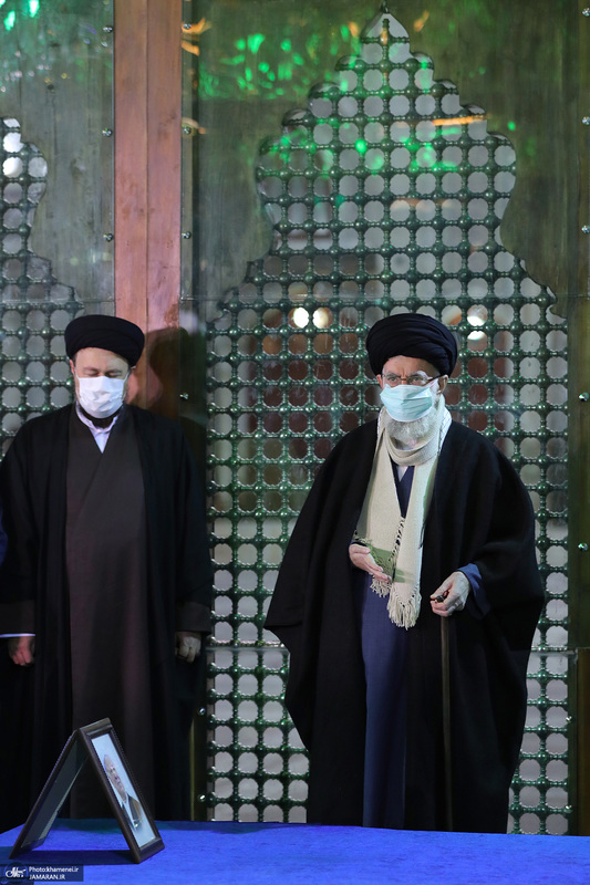 حضور رهبر معظم انقلاب در حرم مطهر حضرت امام خمینی(س)