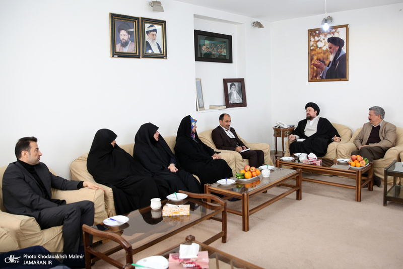 دیدار جمعی از هیئت موسس حزب راه ملت با سید حسن خمینی