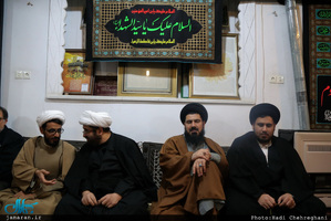 مراسم عزادارى شهادت حضرت فاطمه زهرا(س) در بيت آيت الله دوستى زنجانى