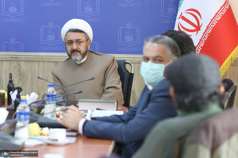 جلسه شورای فرهنگی با حضور رئیس موسسه تنظیم ونشر آثار امام خمینی (س)