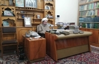دیدار اعضای شورای سیاستگذاری همایش وکلای شرعی امام خمینی(س) با آیت‌الله مقتدایی