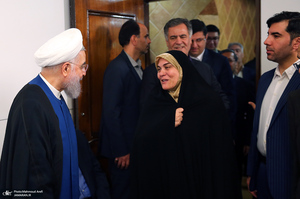 دیدار نوروزی سیاسیون با حسن روحانی