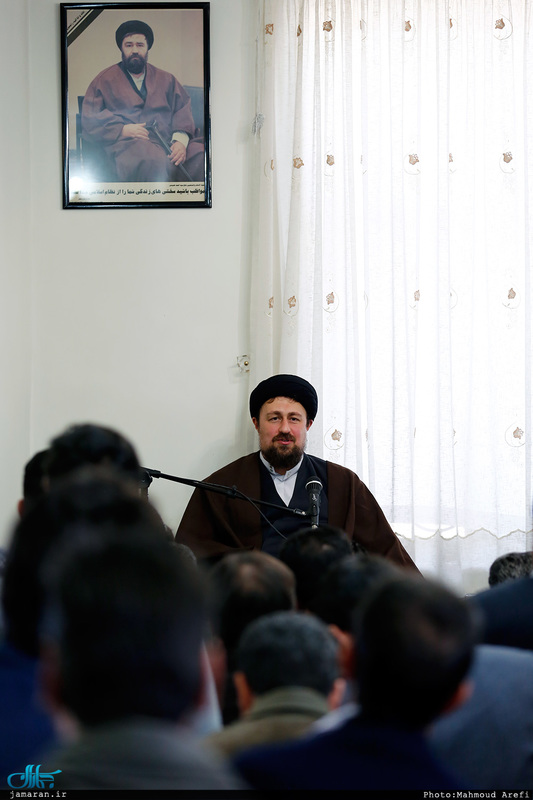 دیدار جمعی از فعالان فضای مجازی با سید حسن خمینی