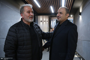 حضور سید حسن خمینی در منزل آیت الله امام جمارانی