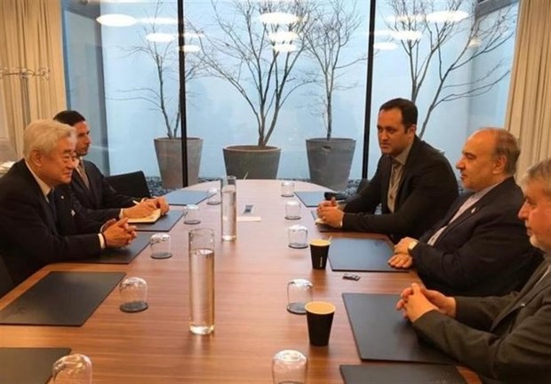 دیدار وزیر ورزش و رئیس کمیته ملی المپیک با رئیس فدراسیون جهانی تکواندو
