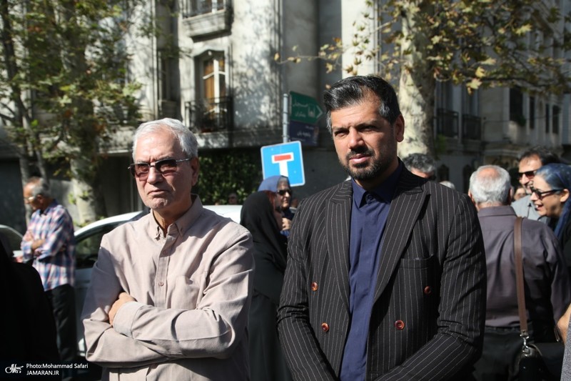 مراسم تشییع ثمینه باغچه‌بان