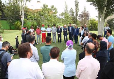 بازدید صالحی امیری از اردوی تیم ملی گلف
