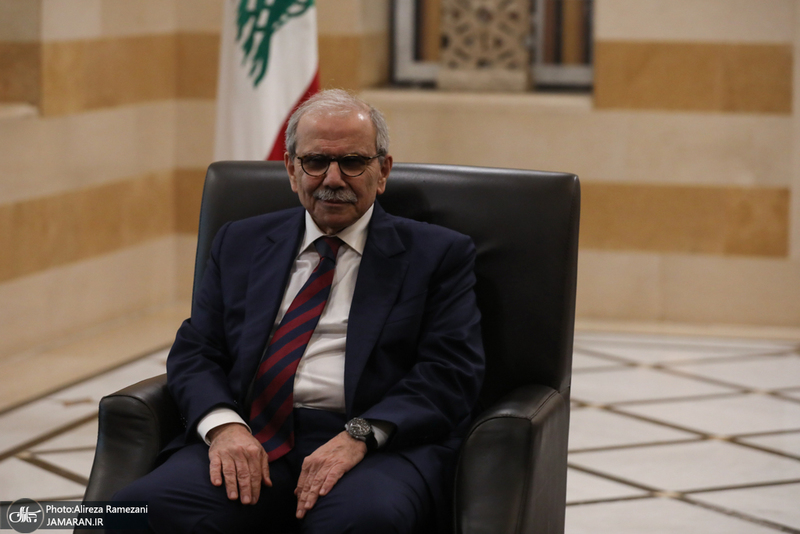 دیدار علی لاریجانی با نخست وزیر لبنان