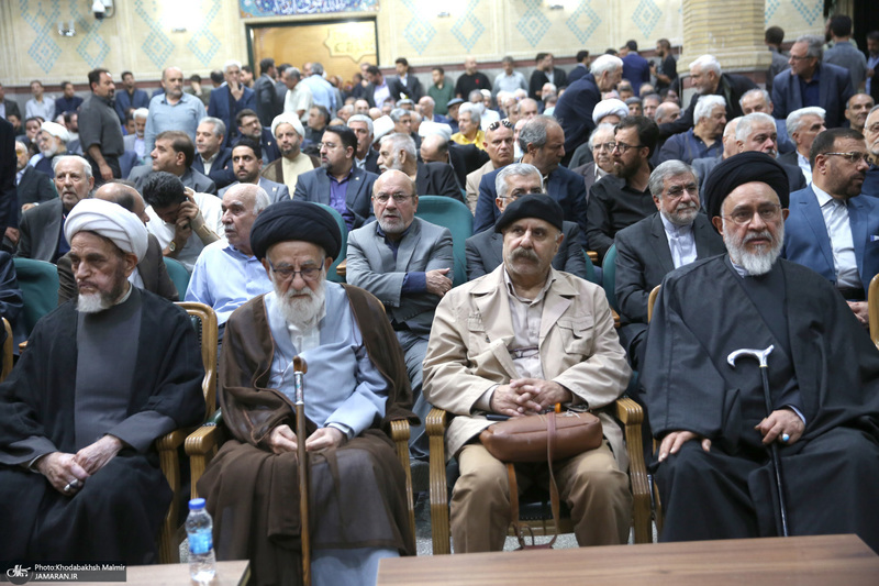 مراسم یادبود حاجیه خانم خدیجه خاتمی در مسجد امیرالمومنین (ع) -1