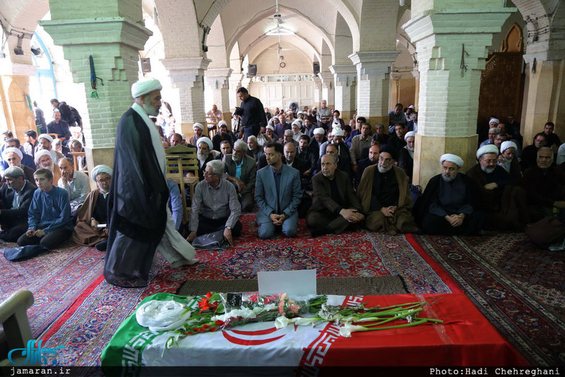 مراسم تشییع حجت الاسلام و المسلمین دکتر احمد احمدی در قم 