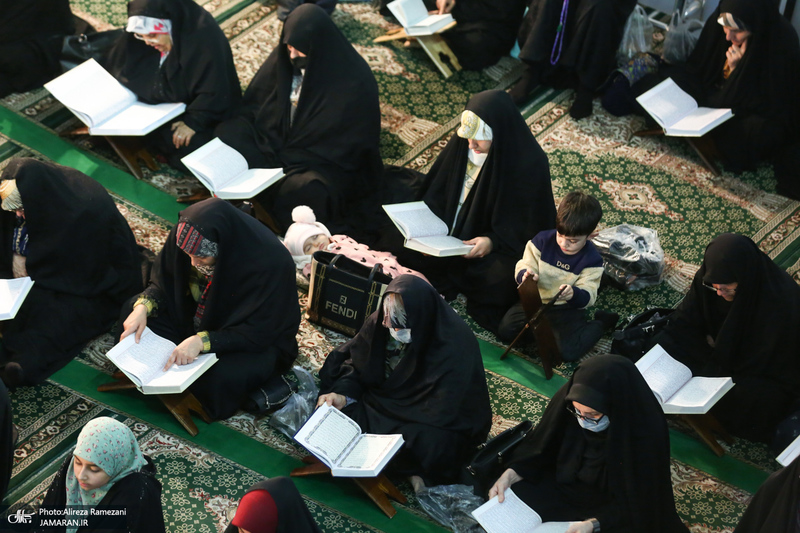 محفل انس با قرآن کریم در حرم مطهر حضرت عبدالعظیم حسنی (ع)