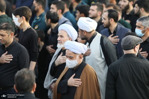 مراسم عزاداری شهادت حضرت علی(ع) با حضور آیت الله العظمی وحید خراسانی