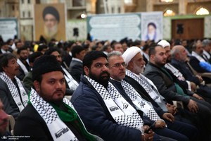 مراسم چهلم شهید سیدحسن نصرالله و سرلشکر نیلفروشان در حرم امام خمینی (س)