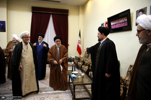 تجدید میثاق اعضای مجمع روحانیون مبارز با آرمان های حضرت امام خمینی (س)