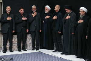 اولین شب مراسم عزاداری عزاداری حضرت اباعبدالله الحسین (ع) در حسینیه امام خمینی