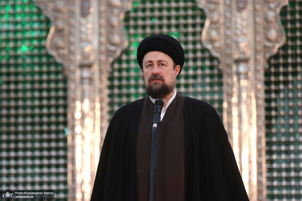 سخنان کامل سید حسن خمینی در مراسم تجدید میثاق رئیس قوه قضائیه و مسئولان عالی قضایی با آرمان های امام (س)