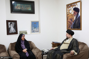 دیدار وزیر راه و شهرسازی با سید حسن خمینی