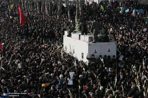 حضور میلیون ها تهرانی در تشییع پیکر مطهر سردار قاسم سلیمانی - 11