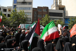 مراسم تشییع شهدای جنگ تحمیلی رژیم صهیونیستی در تهران-3