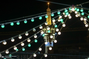حال و هواى حرم مطهر امام رضا (ع) در شب ولادت