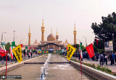 رزمایش جهادگران فاطمی در جوار حرم مطهر امام خمینی(س)