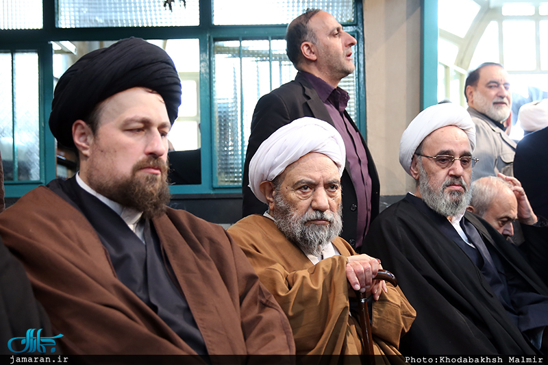 مراسم وداع با پیکر آیت الله هاشمی رفسنجانی(ره) در حسینیه جماران-10