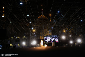 عزاداری شب شام غریبان حسینی(ع) در حرم مطهر امام خمینی (س)