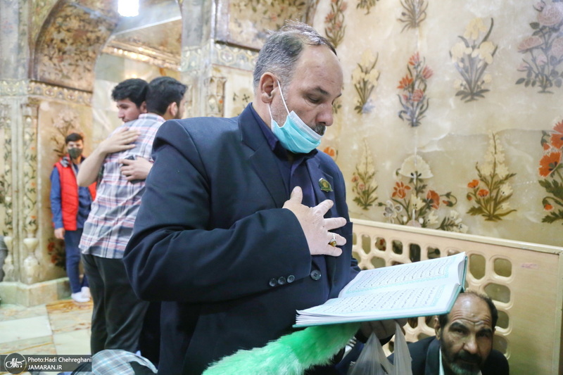 مراسم آغاز  سال 1401 در حرم کریمه اهل بیت (ع)‎