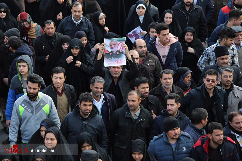 تشییع باشکوه پیکر مطهر سردار قاسم سلیمانی در مشهد