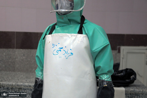 تغسیل با آب متوفیان مبتلا به کرونا در بهشت زهرا(س) تهران