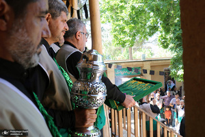 غبار روبی و عطر افشانی بیت و زادگاه امام خمینی (س)