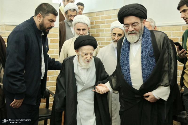 عمامه گذاری طلاب توسط مراجع عظام تقلید در روز میلاد امام علی (ع)‎