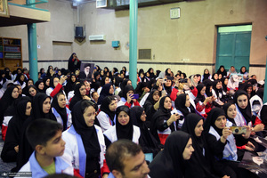 تجدیدمیثاق اعضای سازمان جوانان جمعیت هلال احمر با آرمان‌های امام خمینی(س)؛