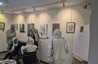 حضور علی ربیعی در اختتامیه چهارمین نمایشگاه هنری «ریشه‌های مانا» (7)