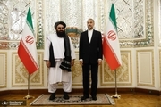 دیدار و گفت و گوی وزیر خارجه ایران با وزیر خارجه طالبان در تهران