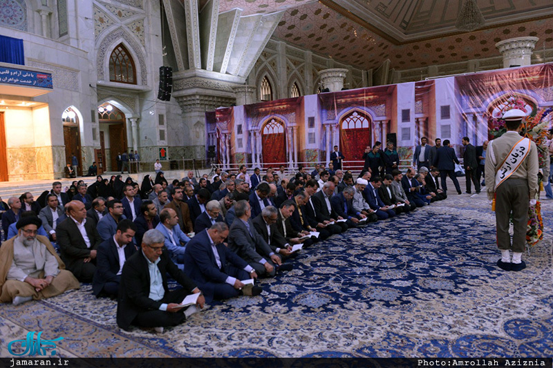 تجدید میثاق استاندار و مدیران استان تهران با آرمان های حضرت امام(س)