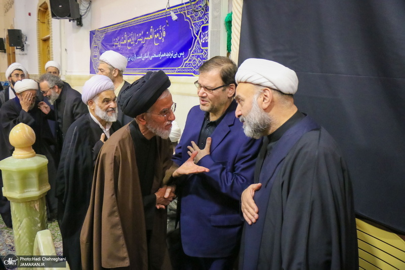 مراسم بزرگداشت شهید علی لاریجانی در حرم حضرت معصومه (س)