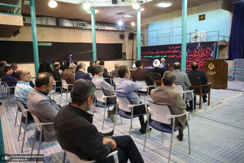 مراسم عزاداری به مناسبت سالروز شهادت امام جعفر صادق(ع) در حسینیه جماران